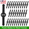 32Pcs Plastic Blades Replacement for Cordless Weed Trimmer
