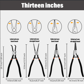 13 Inch Snap Spring Pliers 4-piece Set SKQ-013