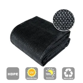 Sunblock Shade Cloth With Grommets Black For Plant Cover Greenhouse Barn Kennel Pool Pergola