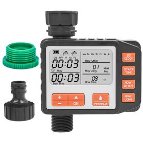 1Pc Sprinkler Timer With 3 Watering Programs Manual Mode Automatic Watering System Waterproof Irrigation Timer House Faucet Timer For Garden Yard Lawn