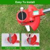 6Pcs High Carbon Steel Alloy Weed Cutter Attachments 5Pcs Metal Blades 1Pc Circular Saw Blade 6in Suitable for Weed Trimming Bush Pruning Tree Cutting