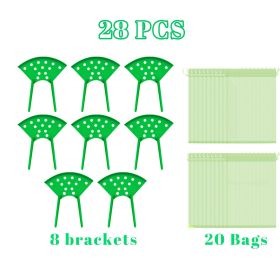8Pcs Strawberry Planting Kit With 20Pcs Insect-proof Mesh Bag