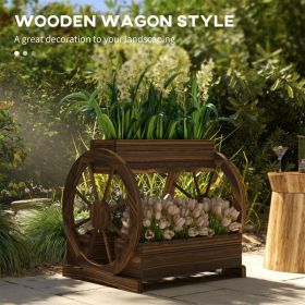 Wooden Planter Box, 3-Tier Raised Garden Bed