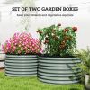 Garden Bed, Galvanized Planter