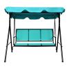 3-person garden swing Blue
