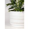 Pottery 6" Teramo Ceramic Planter, White