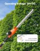 Cordless Electric Hedge Trimmer 20V 1200RMP with 20in Blade Extendable Trimmer
