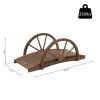 3.3ft Wooden Garden, Bridge Arc Footbridge