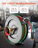 Retractable Welding Hose Reel 1/4 in x 50FT Oxygen Acetylene Rubber Hose T Grade