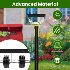 46.06in Adjustable Garden Hoe Handheld Stirrup Hula Hoe Scuffle Loop Hoe Gardening Weeder Cultivator Weeding Rake for Weeding/Loosening Soil (size: 1.5M)