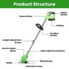 Cordless Grass Trimmer Rechargeable Lawn Mower